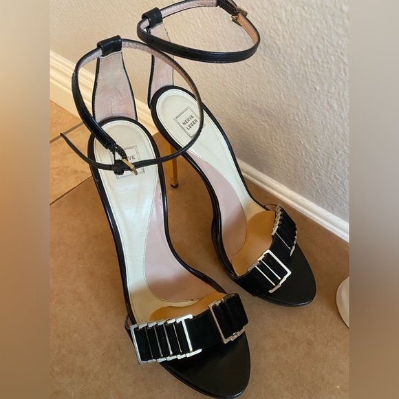 Herve Leger Gold Heel Size 7 - Picture 3 of 6